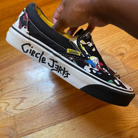 Circle Jerks Vans Slip Ons Size 5 - Picture 6 of 12